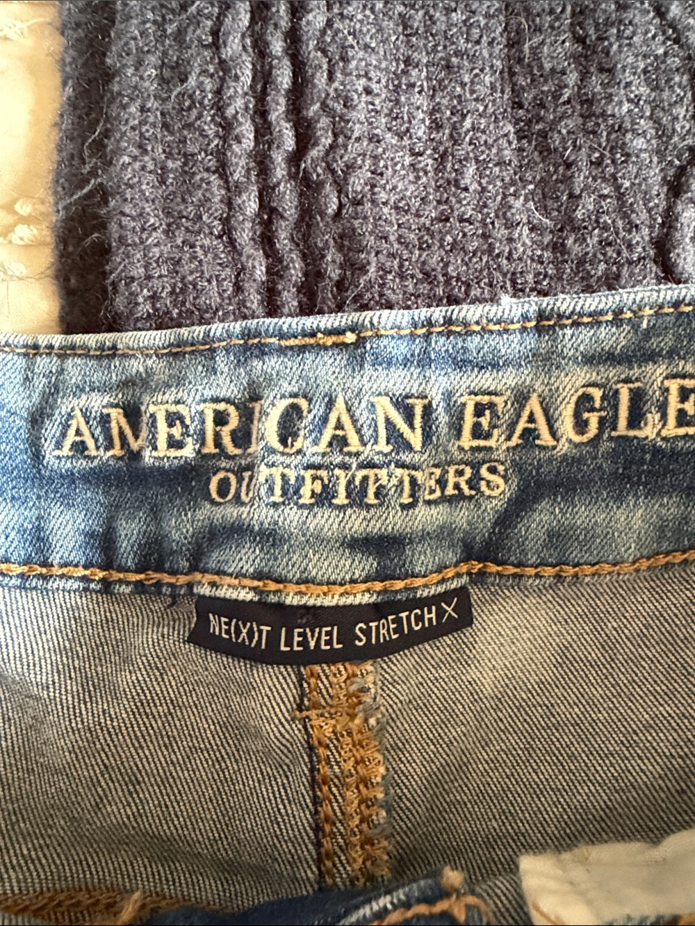 Distressed Denim Cutoff Shorts - Picture 4 of 10